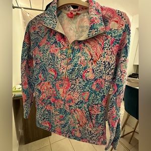 Lily Pulitzer quarter zip lightweight sweatshirt